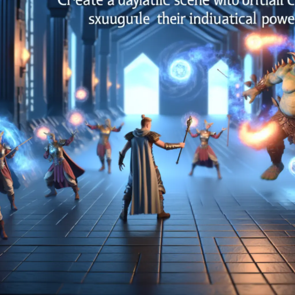Zestaw bohaterów Ultimate Game Adventure prezentujący zaawansowane zdolności