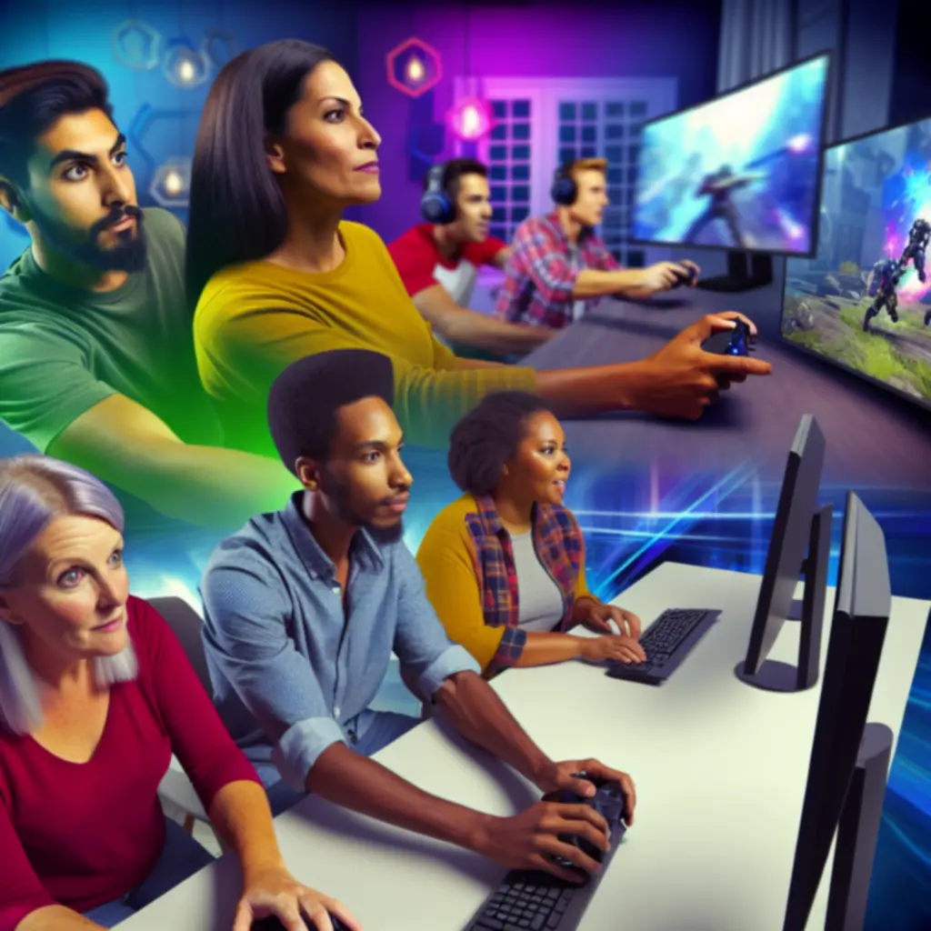 Gracze Ultimate Game Adventure analizują rozgrywkę na ekranie